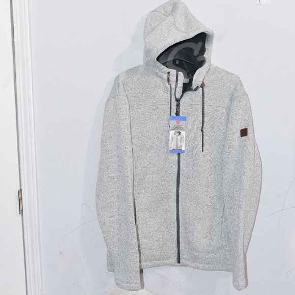 Rugged Elements Other - Gray NWT Rugged Elements men's moutain fleece full zip hoodie